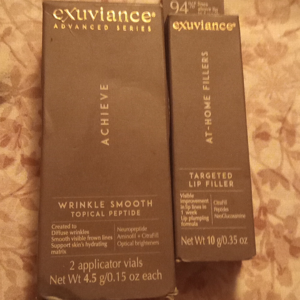 Exuviance targeted lip filler. Wrinkle smooth